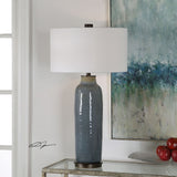 Uttermost Vicente Slate Blue Table Lamp - Home Elegance USA