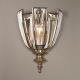 Uttermost Vicentina 1 Light Crystal Wall Sconce - Home Elegance USA