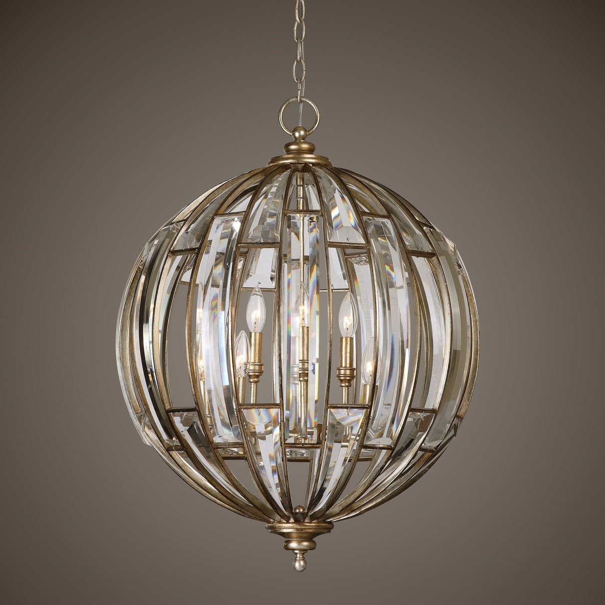 Uttermost Vicentina 6 Light Sphere Pendant - Home Elegance USA