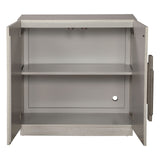 Uttermost Viela Gray 2 Door Cabinet - Home Elegance USA