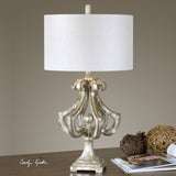 Uttermost Vinadio Distressed Silver Table Lamp - Home Elegance USA