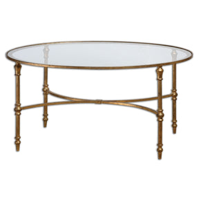 Uttermost Vitya Glass Coffee Table - Home Elegance USA