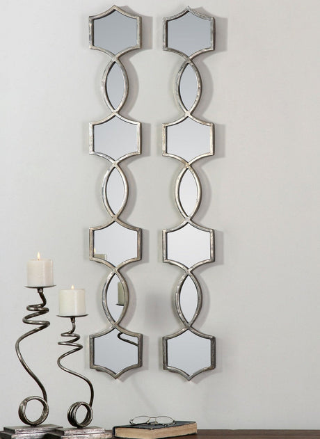 Uttermost Vizela Metal Mirrors - Set Of 2 - Home Elegance USA