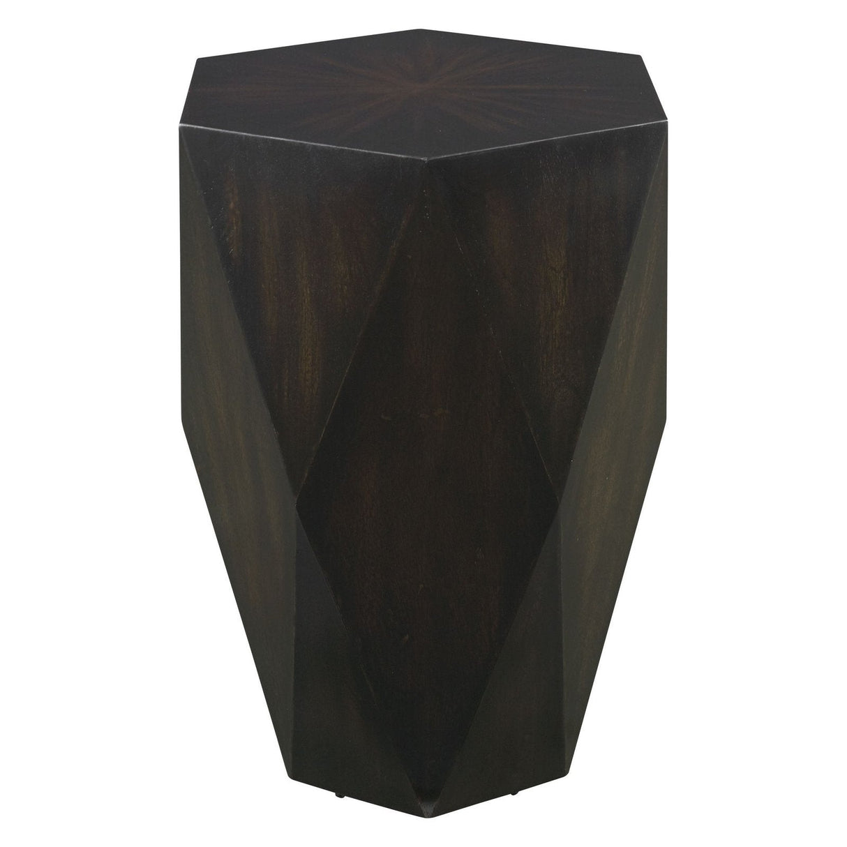 Uttermost Volker Black Wooden Side Table - Home Elegance USA