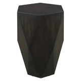 Uttermost Volker Black Wooden Side Table - Home Elegance USA