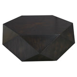 Uttermost Volker Small Black Coffee Table - Home Elegance USA