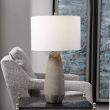 Uttermost Volterra Taupe-Gray Table Lamp - Home Elegance USA