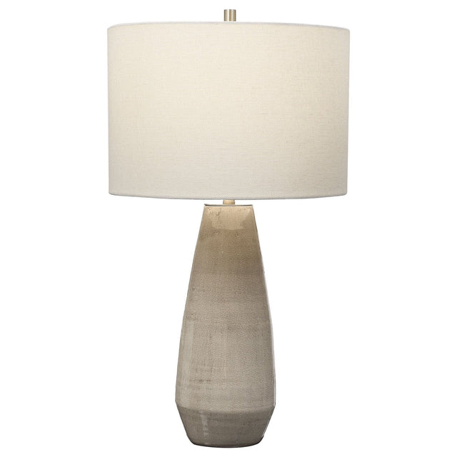 Uttermost Volterra Taupe-Gray Table Lamp - Home Elegance USA