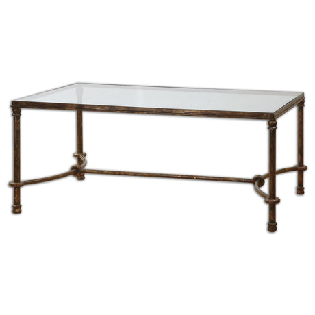 Uttermost Warring Iron Coffee Table - Home Elegance USA