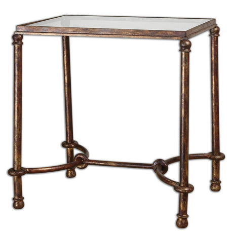 Uttermost Warring Iron End Table - Home Elegance USA