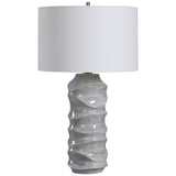 Uttermost Waves Blue & White Table Lamp - Home Elegance USA