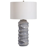 Uttermost Waves Blue & White Table Lamp - Home Elegance USA