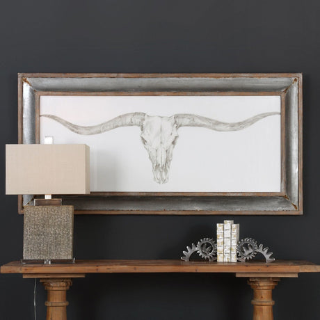 Uttermost Western Skull Mount Print - Home Elegance USA