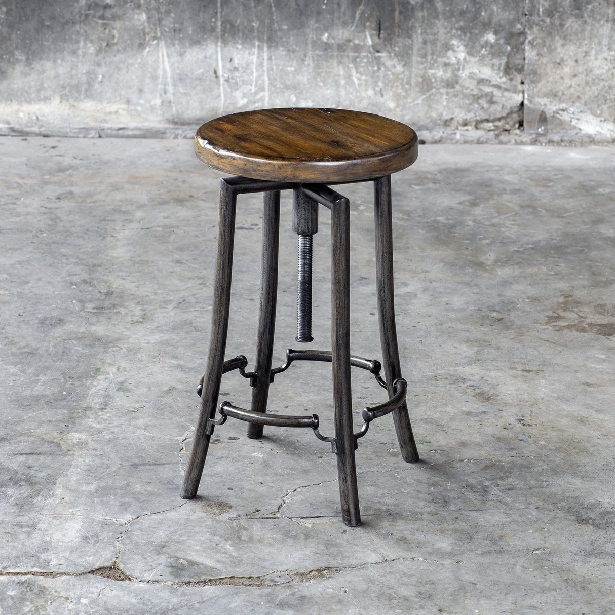 Uttermost Westlyn Industrial Bar Stool - Home Elegance USA