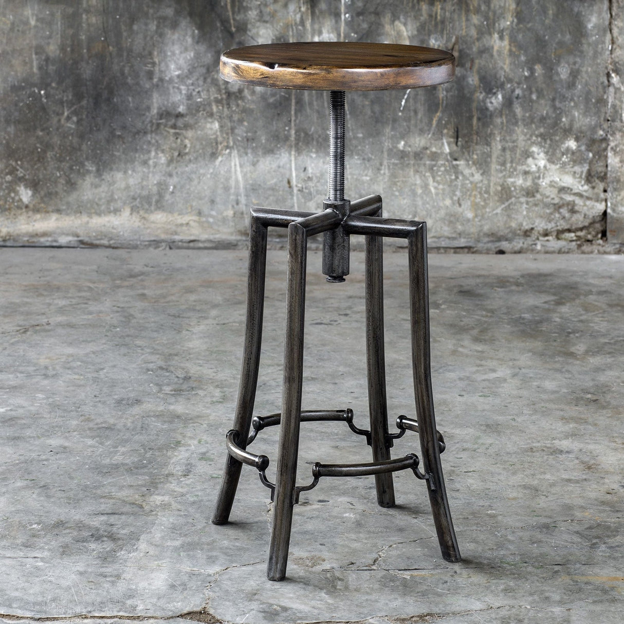 Uttermost Westlyn Industrial Bar Stool - Home Elegance USA