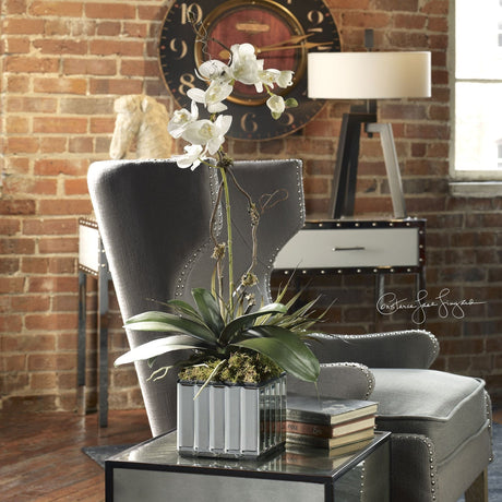 Uttermost White Kaleama Orchids - Home Elegance USA