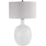 Uttermost Whiteout Mottled Glass Table Lamp - Home Elegance USA