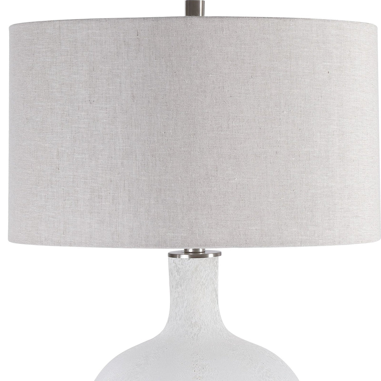 Uttermost Whiteout Mottled Glass Table Lamp - Home Elegance USA