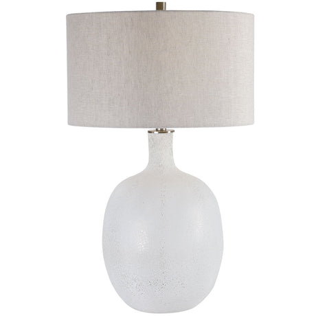 Uttermost Whiteout Mottled Glass Table Lamp - Home Elegance USA