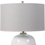 Uttermost Winterscape White Glaze Table Lamp - Home Elegance USA