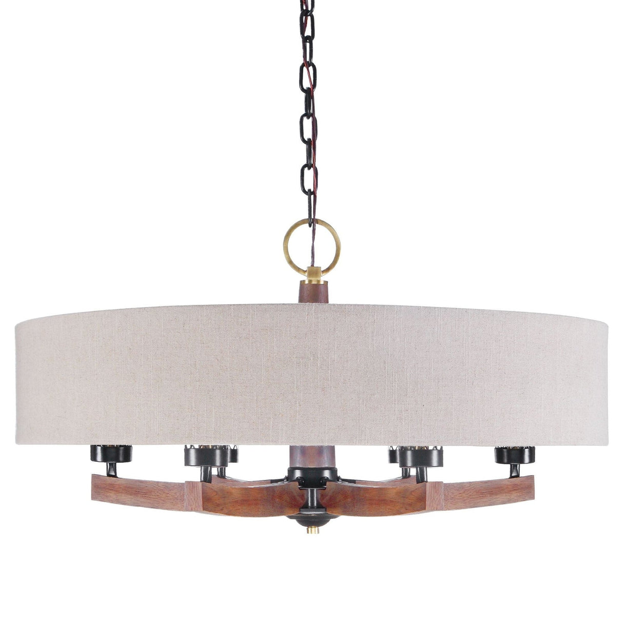 Uttermost Woodall 6 Light Drum Chandelier - Home Elegance USA