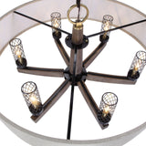 Uttermost Woodall 6 Light Drum Chandelier - Home Elegance USA