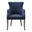 Uttermost Yareena Blue Wing Chair - Home Elegance USA