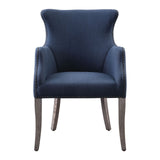 Uttermost Yareena Blue Wing Chair - Home Elegance USA