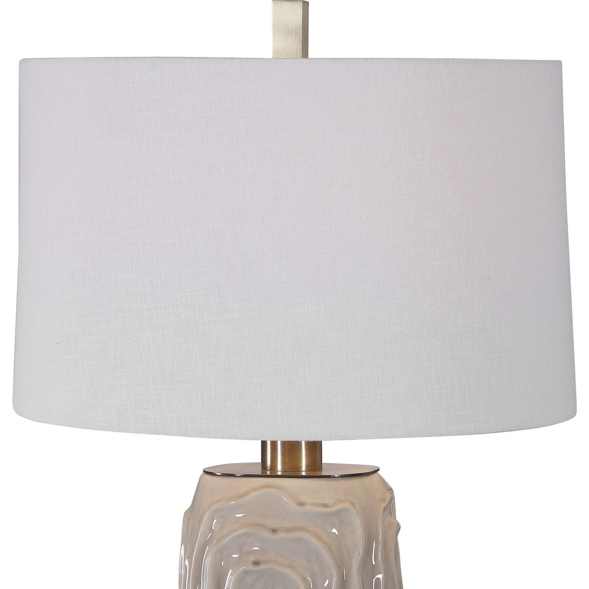 Uttermost Zade Warm Gray Table Lamp - Home Elegance USA