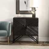 Uttermost Zadie Ebony Accent Cabinet - Home Elegance USA