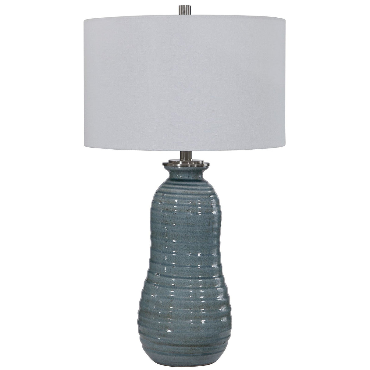 Uttermost Zaila Light Blue Table Lamp - Home Elegance USA