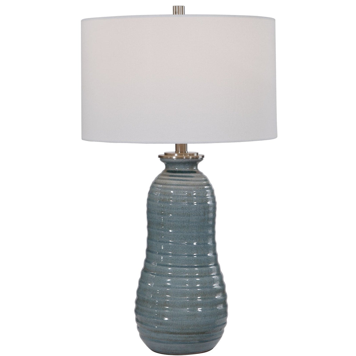 Uttermost Zaila Light Blue Table Lamp - Home Elegance USA