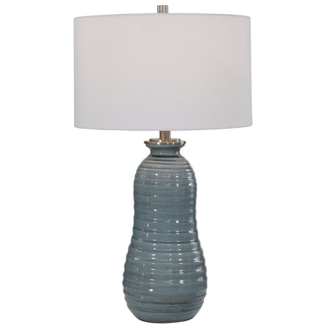 Uttermost Zaila Light Blue Table Lamp - Home Elegance USA