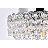 Elegant Lighting Century 4-Light 12-Inch Flush Mount in Clear Crystal - Home Elegance USA