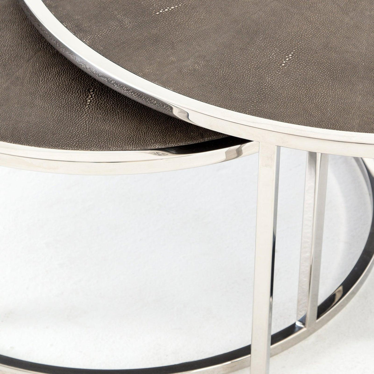 Four Hands Shagreen Nesting Coffee Table