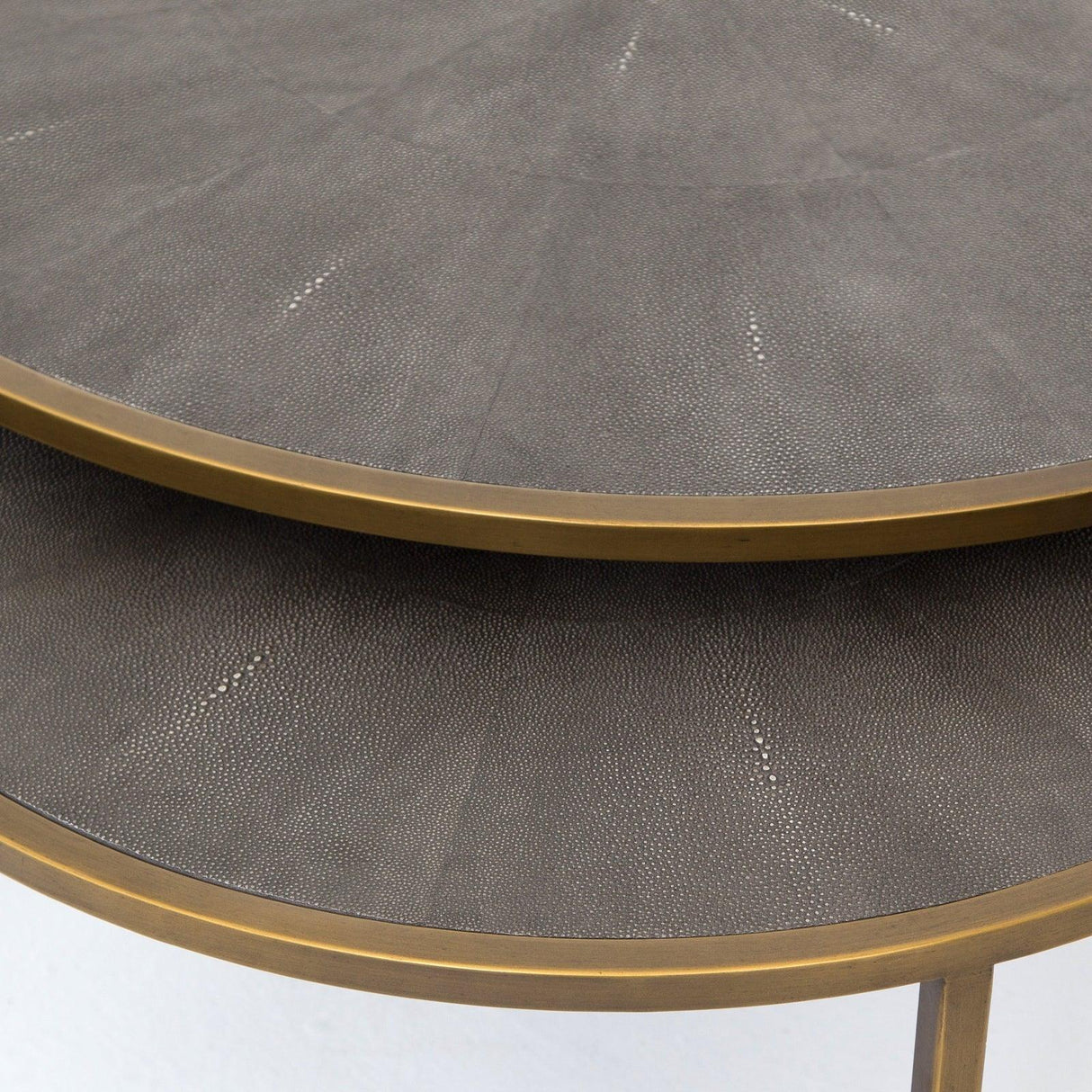 Four Hands Shagreen Nesting Coffee Table