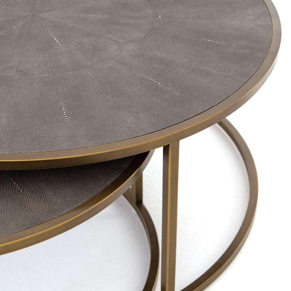 Four Hands Shagreen Nesting Coffee Table