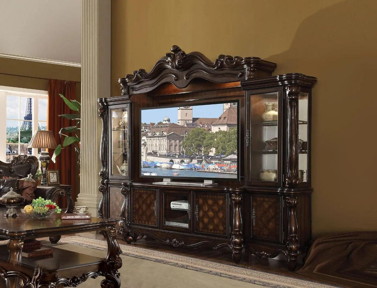 Versailles Entertainment Center in Cherry Oak Finish by Acme Furniture Acme Furniture
