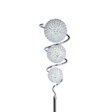 Vertical Crystal Sphere Floor Lamp // 3 Light - Home Elegance USA