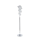 Vertical Crystal Sphere Floor Lamp // 3 Light - Home Elegance USA
