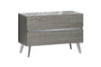 Victoria Nightstand In Melamine And Grey - 18699-Ns | J&M