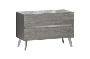 Victoria Nightstand In Melamine And Grey - 18699-Ns | J&M