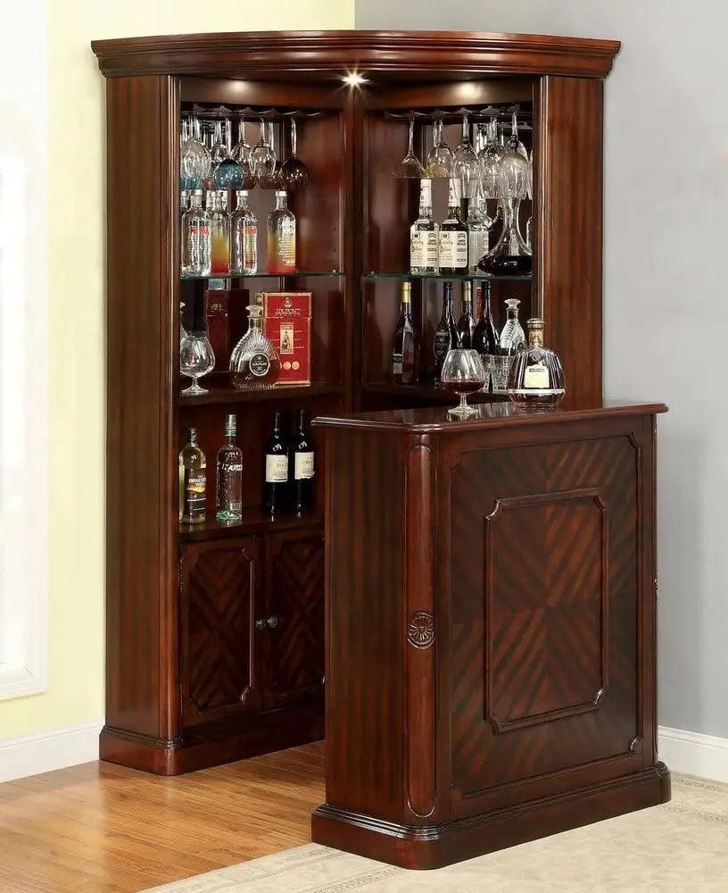 Voltaire Corner Curio CM-CR142 by Furniture of America Furniture of America