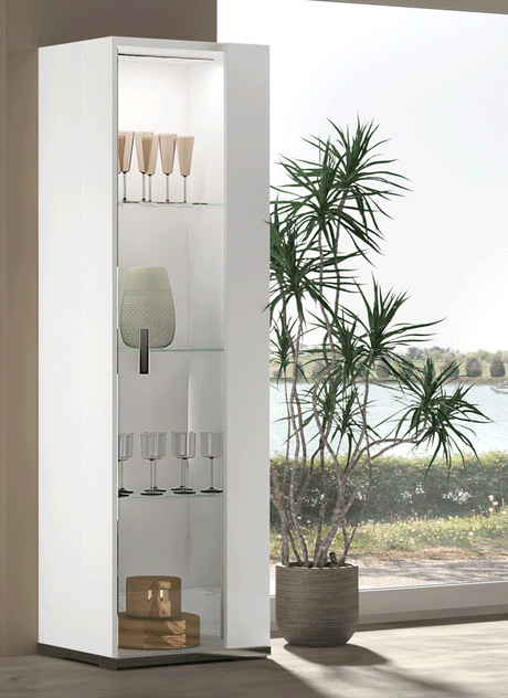 Carrara 1 Door China Right - Carrara1Vitrineright | ESF