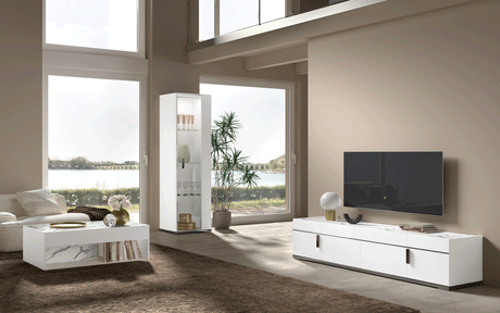 Carrara 1 Door China Right - Carrara1Vitrineright | ESF