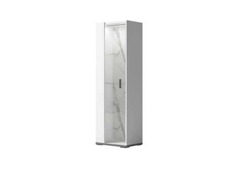 Carrara 1 Door China Left - Carrara1Vitrineleft | ESF | Home Elegance USA