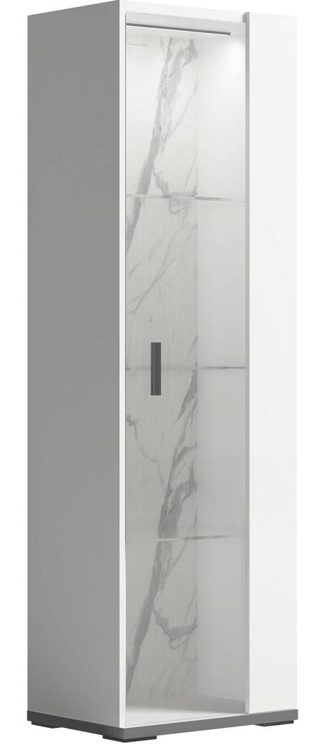 Carrara 1 Door China Right - Carrara1Vitrineright | ESF | Home Elegance USA