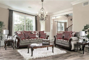 Whitland Traditional Sofa and Loveseat by Furniture of America