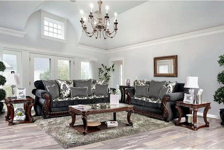 Whitland Traditional Sofa and Loveseat by Furniture of America Furniture of America