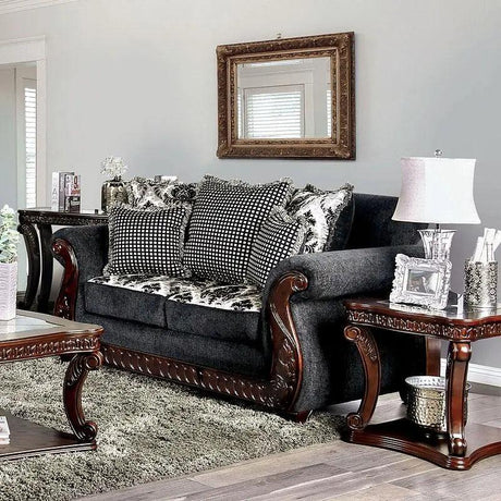 Whitland Traditional Sofa and Loveseat by Furniture of America Furniture of America